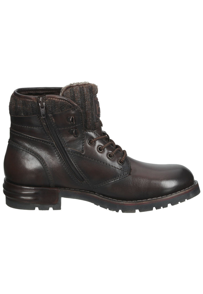 Bugatti Stiefelette Nappaleder Mittelbraun