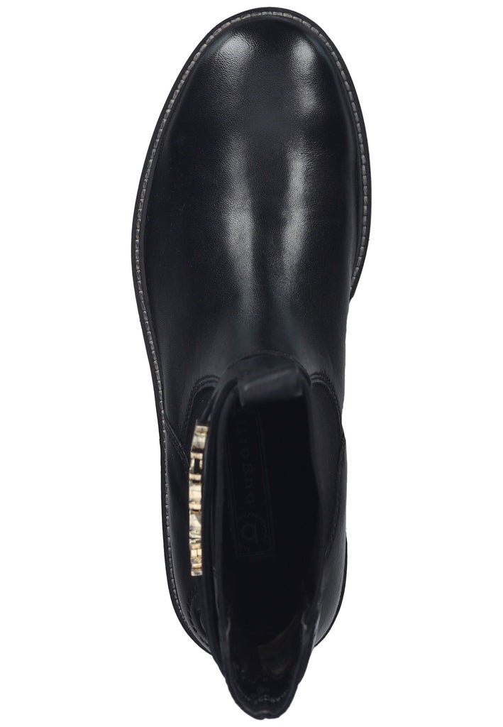 Bugatti Stiefelette Nappaleder Schwarz