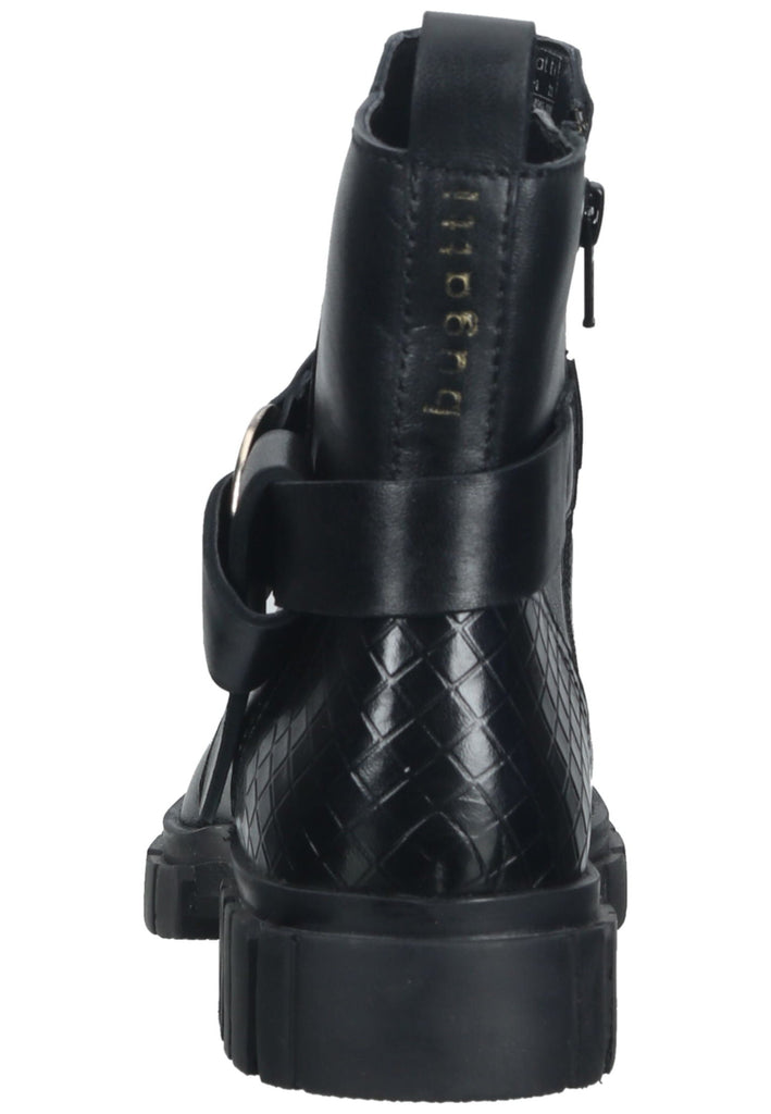 Bugatti Stiefelette Nappaleder Schwarz