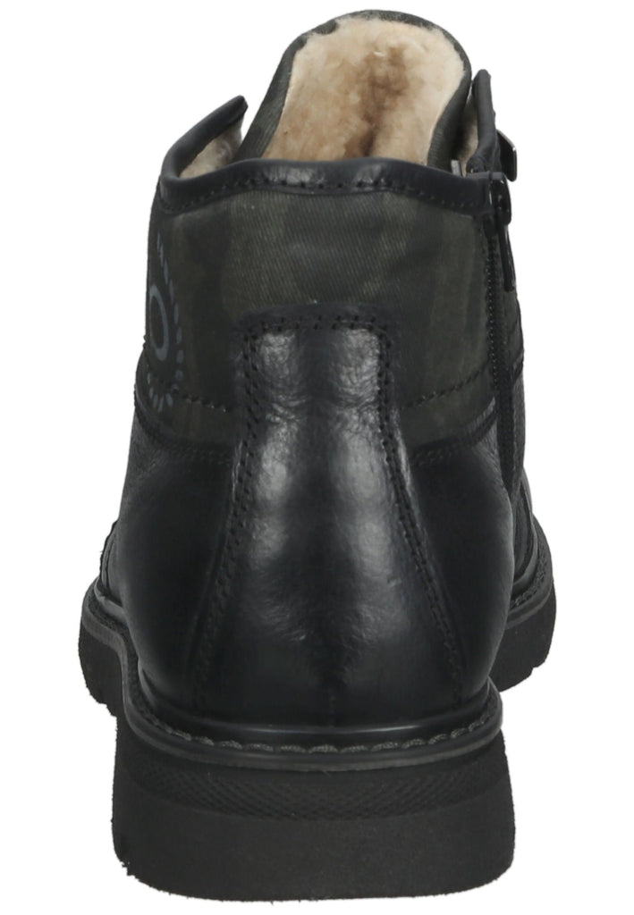 Bugatti Stiefelette Nappaleder Schwarz