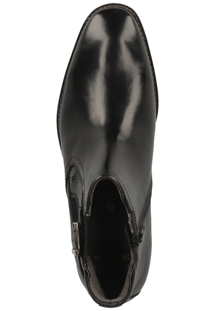 Bugatti Stiefelette Nappaleder Schwarz