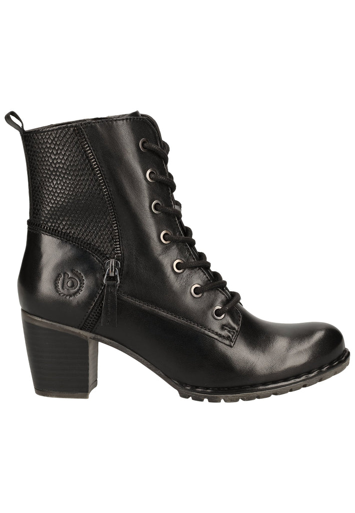 Bugatti Stiefelette Nappaleder Schwarz