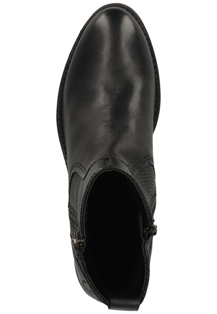 Bugatti Stiefelette Nappaleder Schwarz