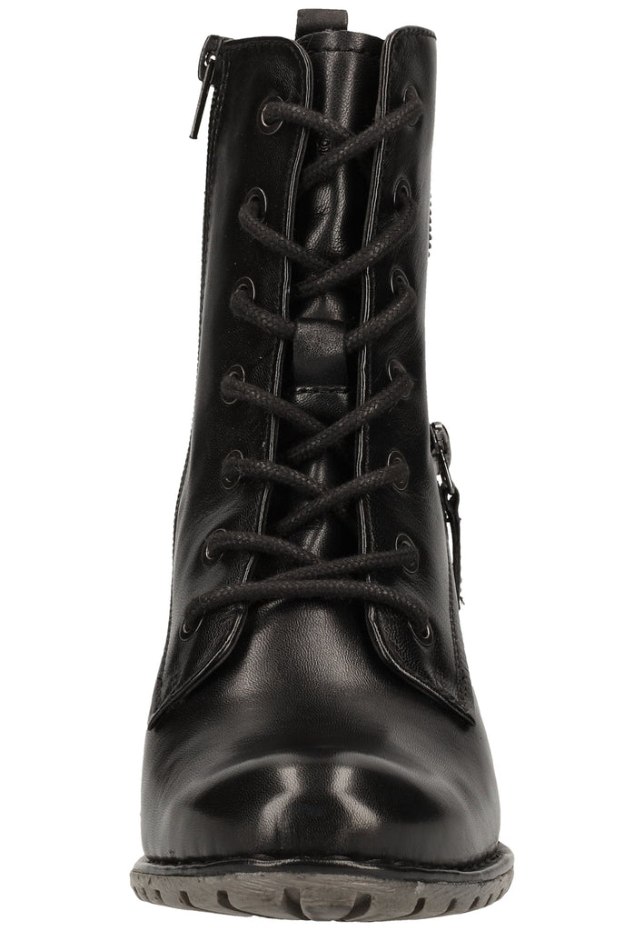 Bugatti Stiefelette Nappaleder Schwarz