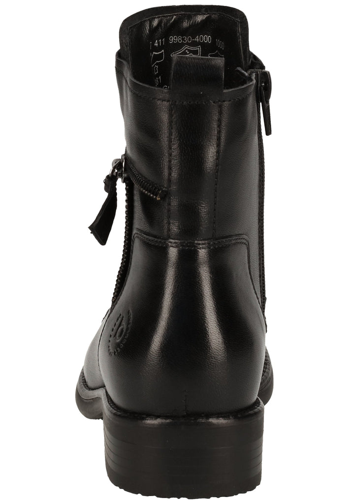 Bugatti Stiefelette Nappaleder Schwarz