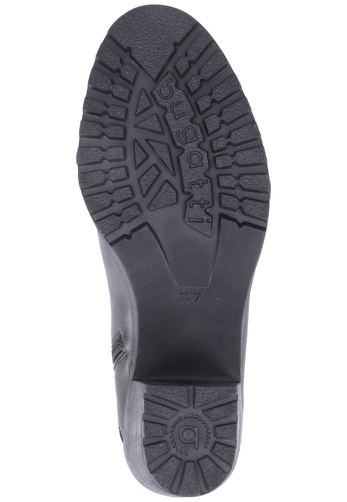 Bugatti Stiefelette Nappaleder Schwarz