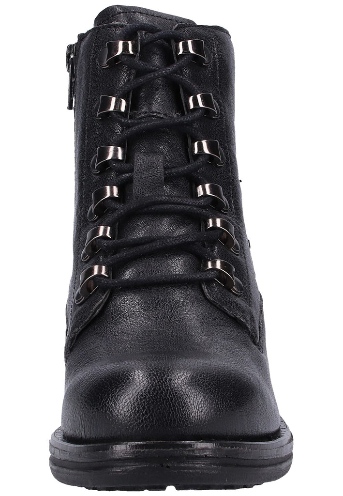 Bugatti Stiefelette Nappaleder Schwarz