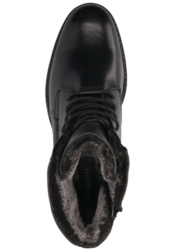 Bugatti Stiefelette Nappaleder Schwarz Warmfutter