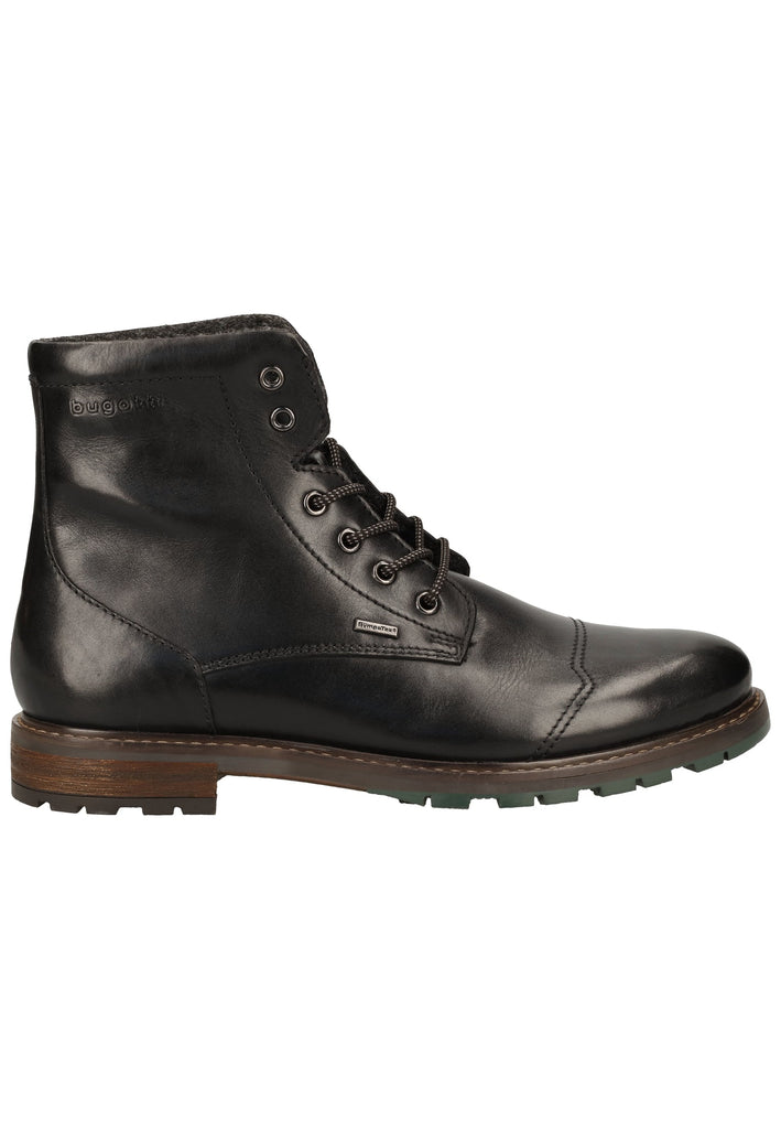 Bugatti Stiefelette Nappaleder Schwarz Warmfutter