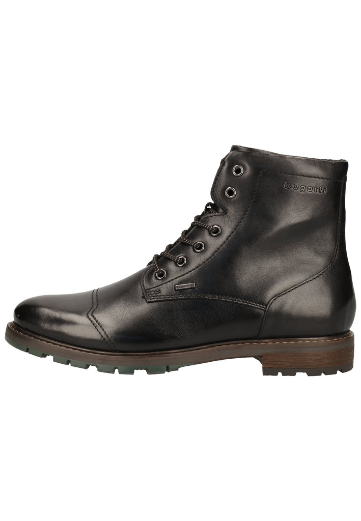 Bugatti Stiefelette Nappaleder Schwarz Warmfutter