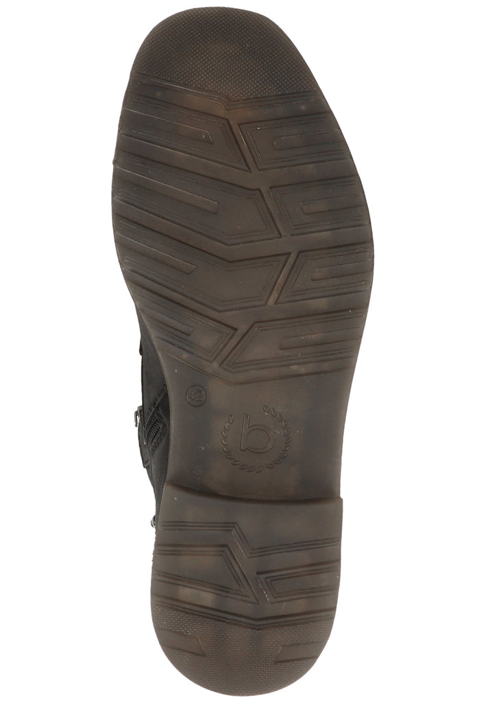 Bugatti Stiefelette Nappaleder Schwarz Warmfutter