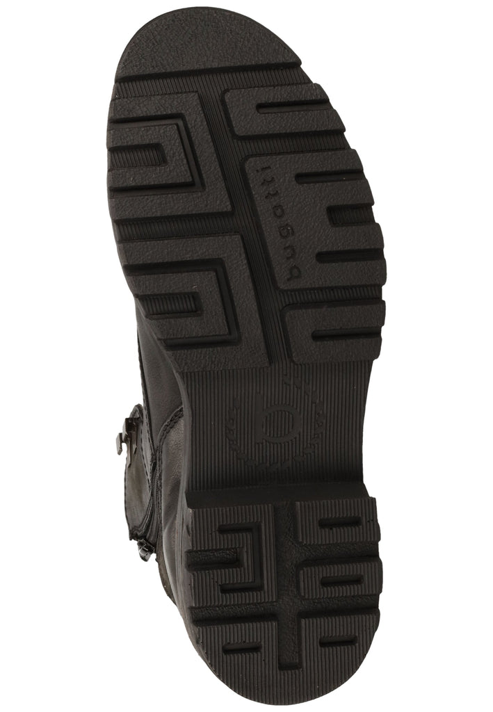 Bugatti Stiefelette Nappaleder Schwarz Warmfutter