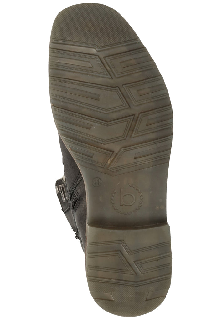 Bugatti Stiefelette Nappaleder Schwarz Warmfutter