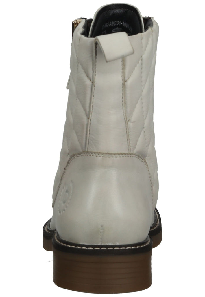 Bugatti Stiefelette Nappaleder Weiß