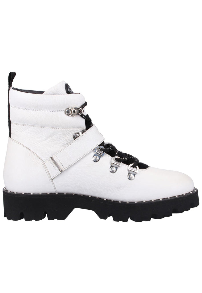 Bugatti Stiefelette Nappaleder Weiß/Schwarz