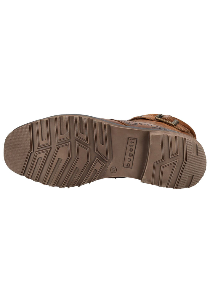 Bugatti Stiefelette Nubukleder Cognac Warmfutter