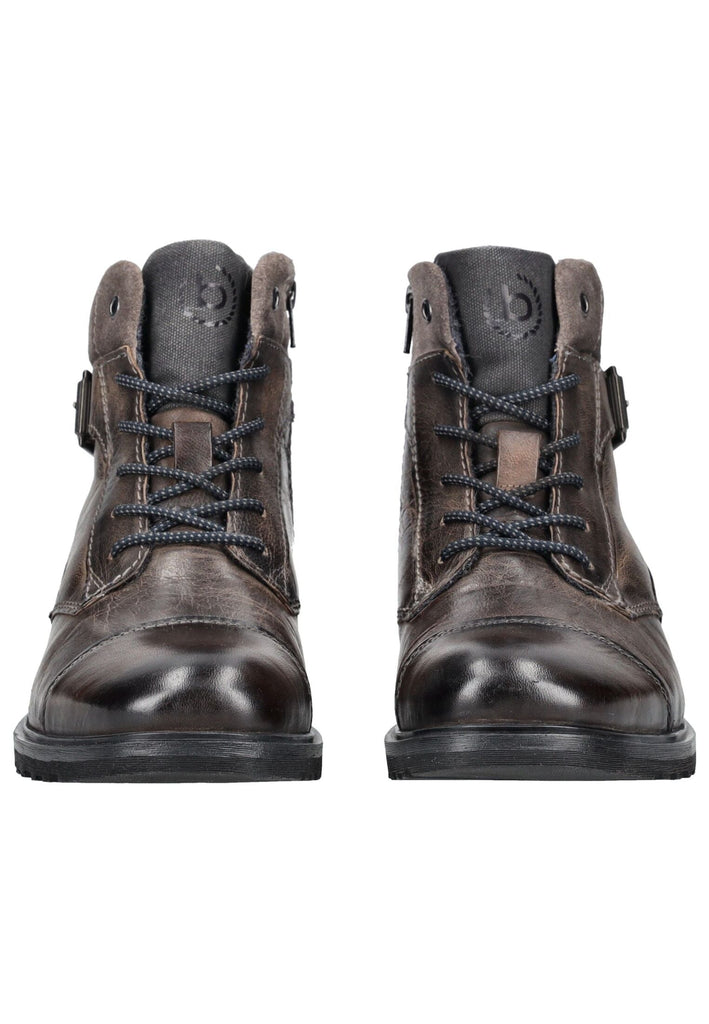 Bugatti Stiefelette Nubukleder Dunkelgrau Warmfutter