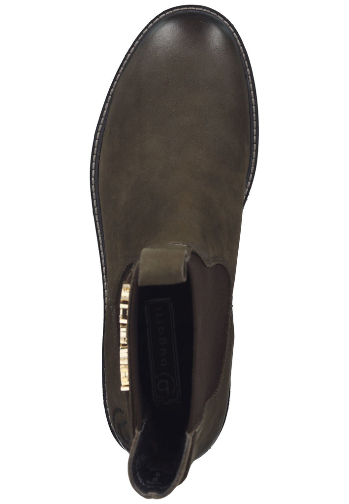 Bugatti Stiefelette Nubukleder Green