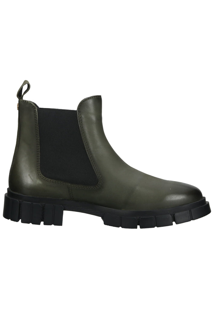 Bugatti Stiefelette Nubukleder Grün/Schwarz