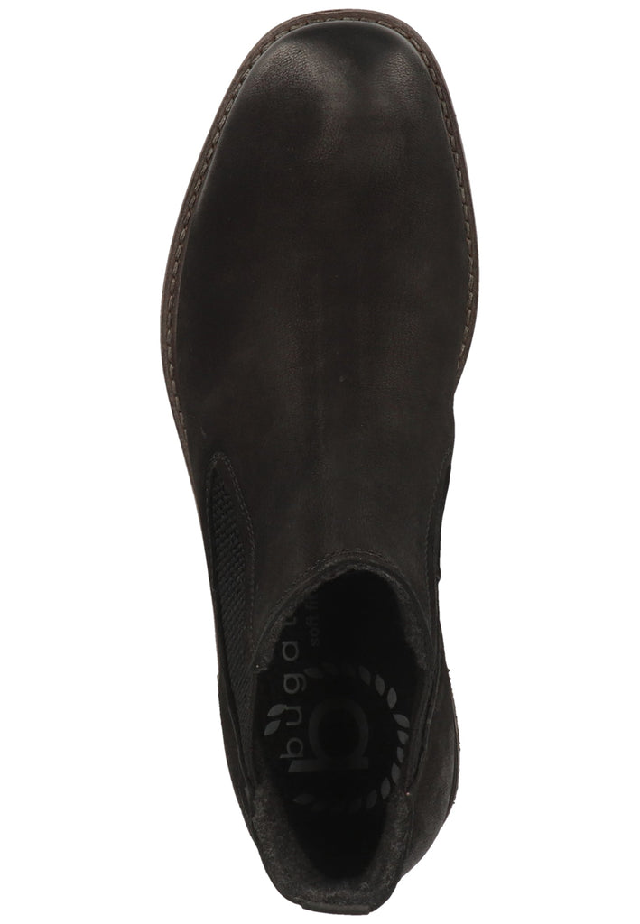 Bugatti Stiefelette Nubukleder Schwarz