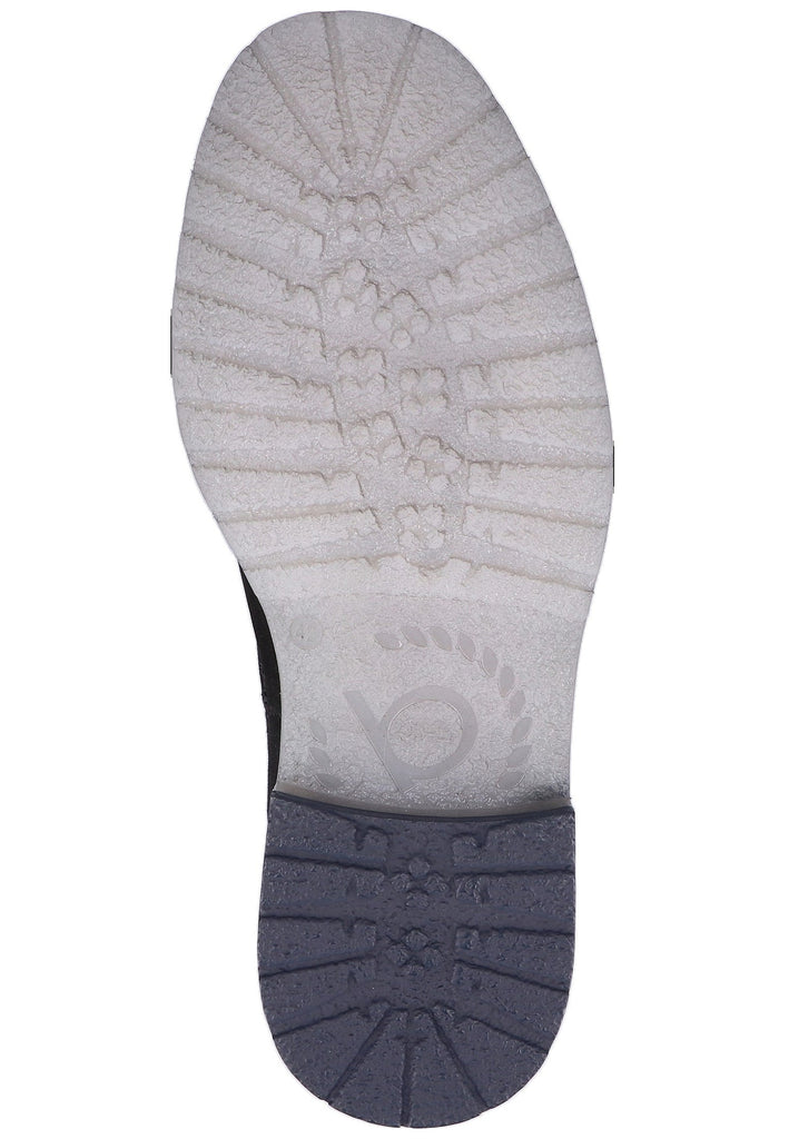 Bugatti Stiefelette Nubukleder Schwarz Warmfutter