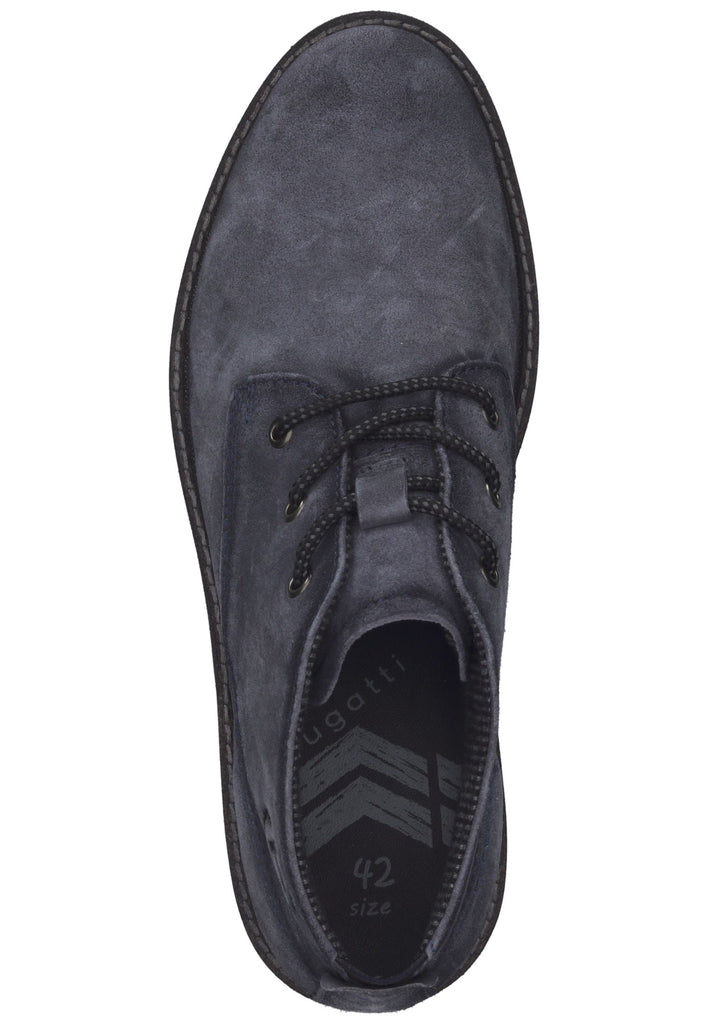 Bugatti Stiefelette Veloursleder Blau