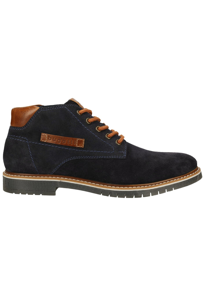 Bugatti Stiefelette Veloursleder Dark Blue