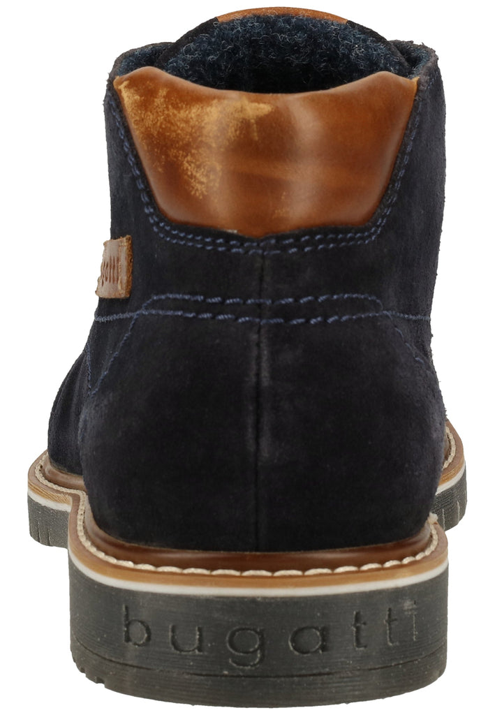 Bugatti Stiefelette Veloursleder Dark Blue