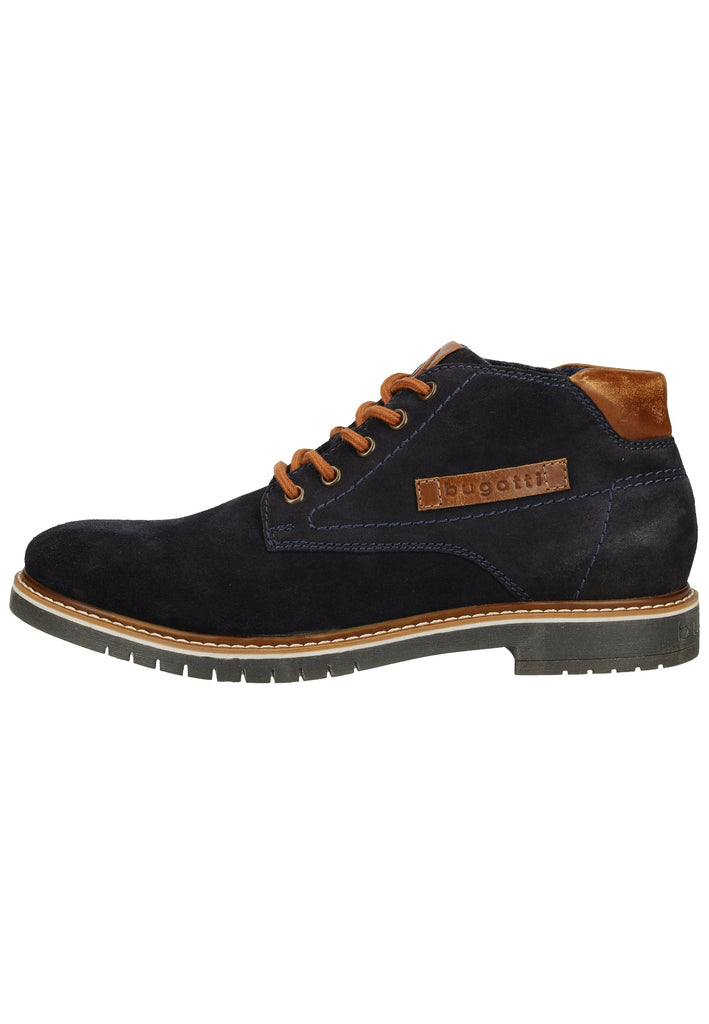 Bugatti Stiefelette Veloursleder Dark Blue