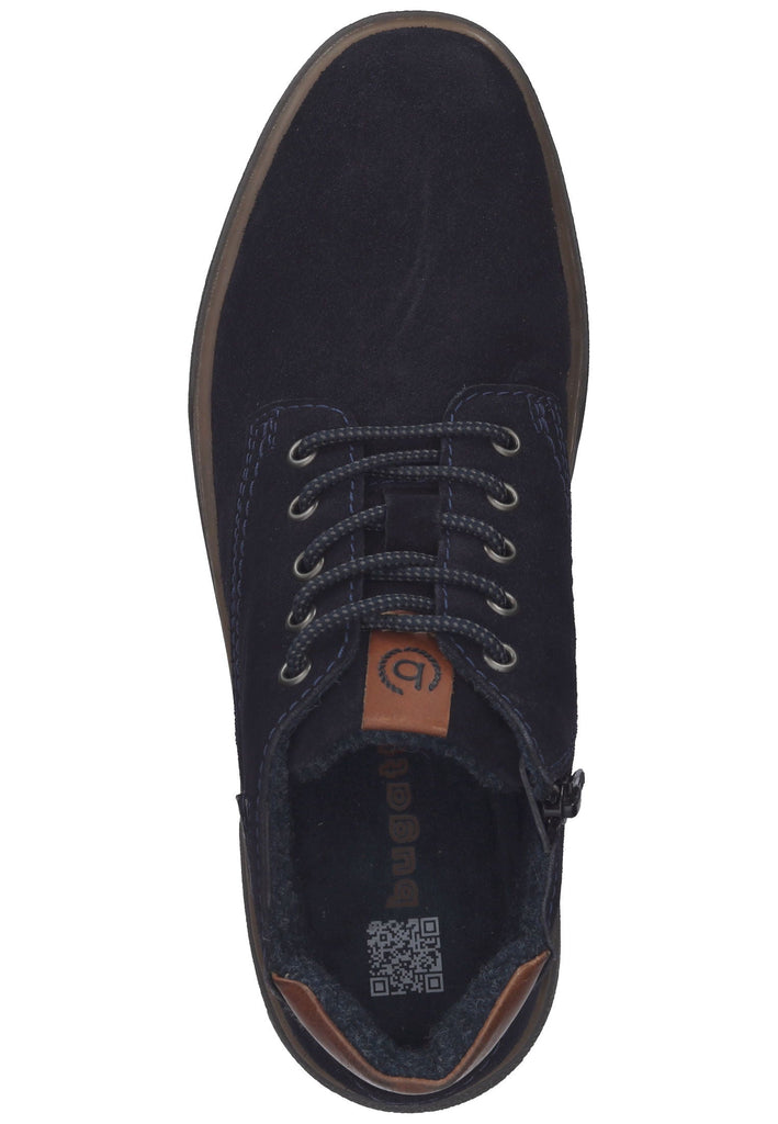 Bugatti Stiefelette Veloursleder Dunkelblau