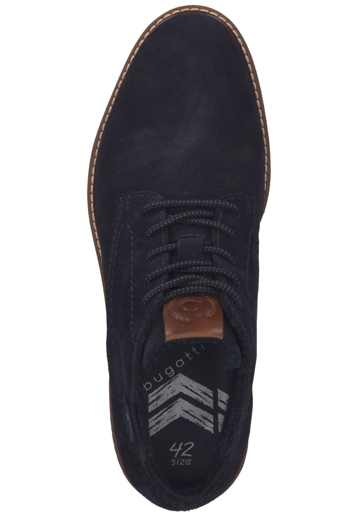 Bugatti Stiefelette Veloursleder Dunkelblau