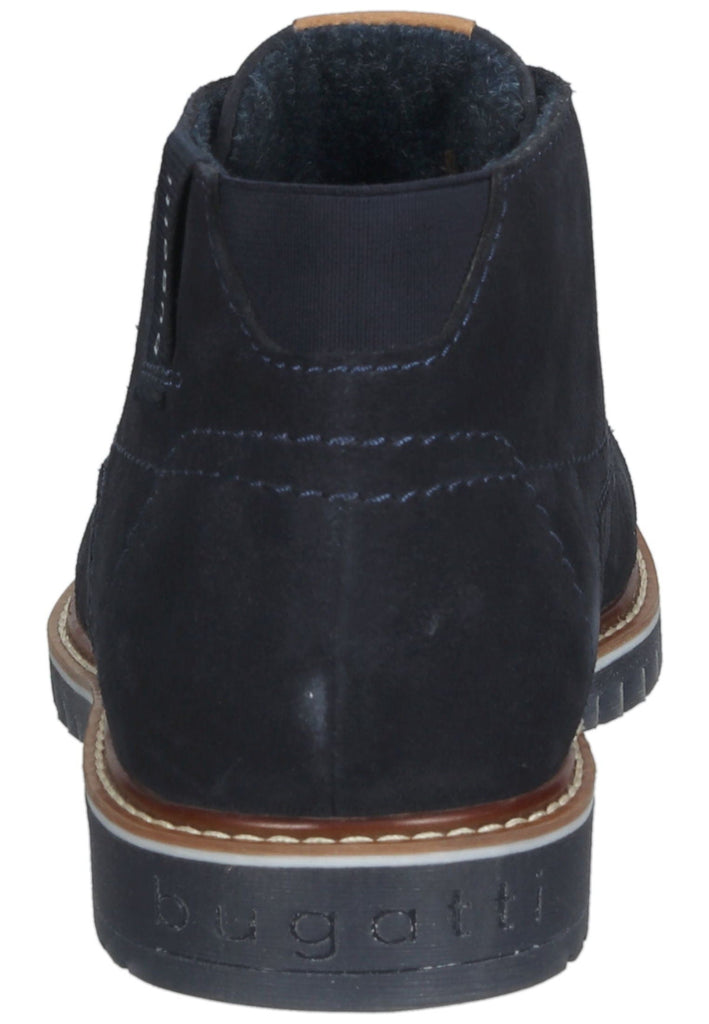 Bugatti Stiefelette Veloursleder Dunkelblau