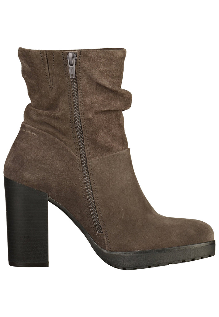 Bugatti Stiefelette Veloursleder Dunkelgrau