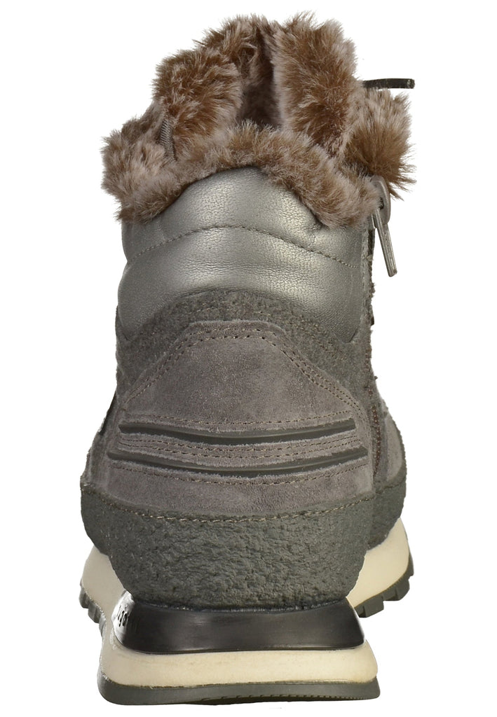 Bugatti Stiefelette Veloursleder/Textil Dunkelgrau