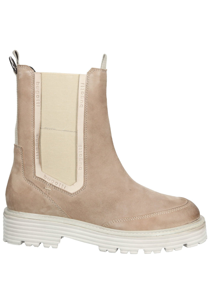 Bugatti Stiefelette Veloursleder/Textil Hellgrau