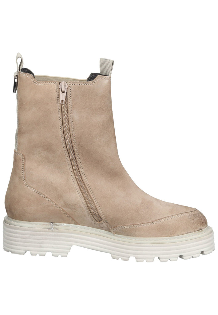 Bugatti Stiefelette Veloursleder/Textil Hellgrau