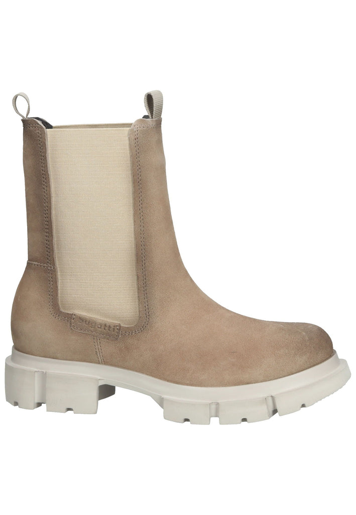 Bugatti Stiefelette Veloursleder/Textil Hellgrau