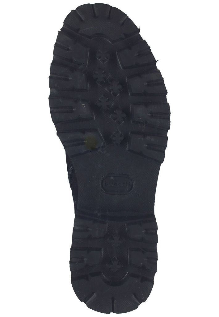 Bugatti Stiefelette Veloursleder/Textil Schwarz