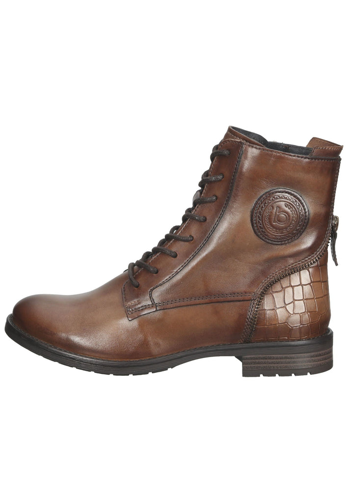 Stiefeletten Bugatti Stiefelette Leder Beige