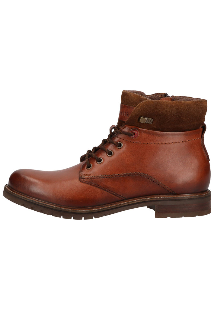 Stiefeletten Bugatti Stiefelette Leder Braun