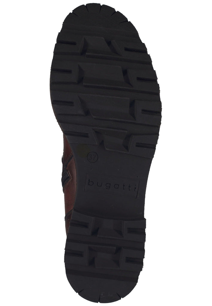 Stiefeletten Bugatti Stiefelette Leder Braun Warmfutter