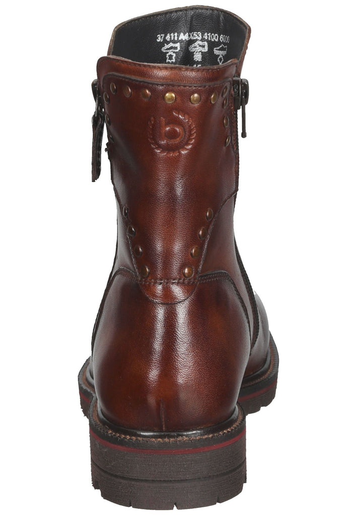 Stiefeletten Bugatti Stiefelette Leder Braun Warmfutter