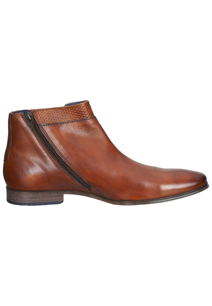 Stiefeletten Bugatti Stiefelette Leder Cognac
