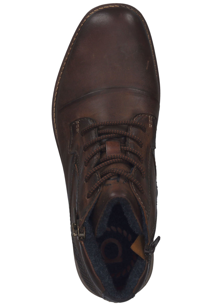 Stiefeletten Bugatti Stiefelette Leder Cognac