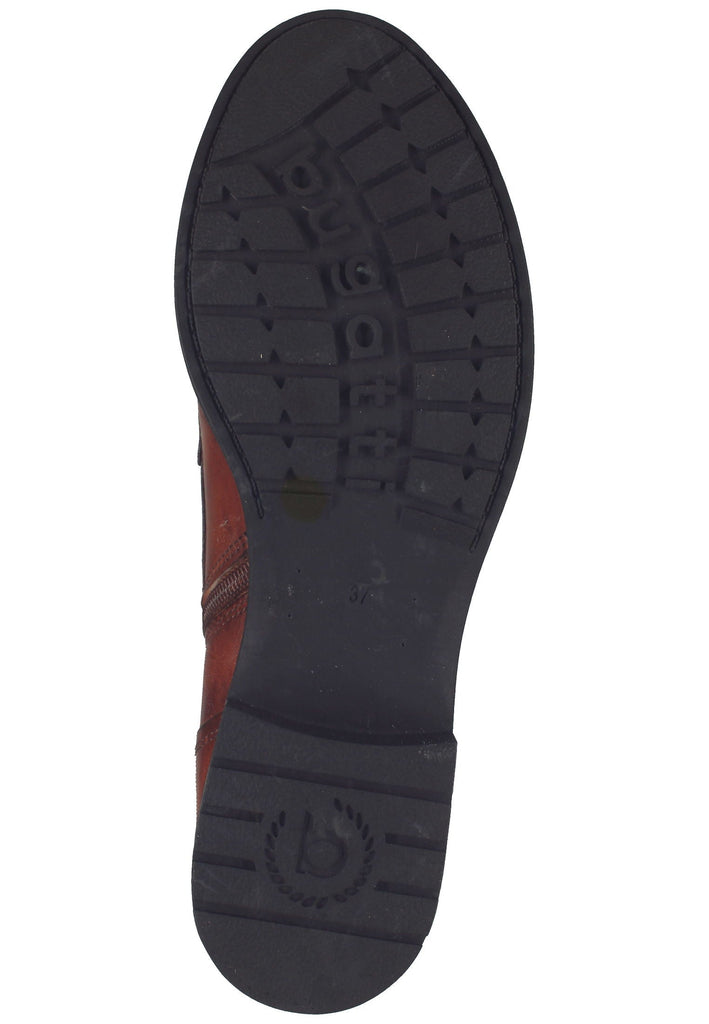 Stiefeletten Bugatti Stiefelette Leder Cognac