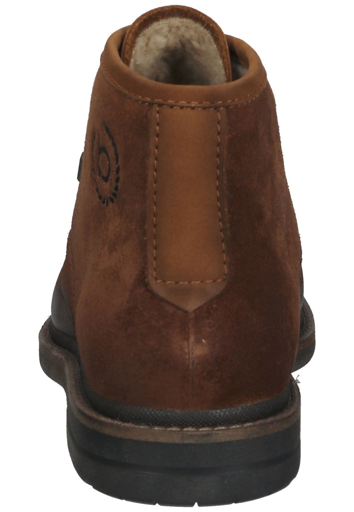 Stiefeletten Bugatti Stiefelette Leder Cognac Warmfutter