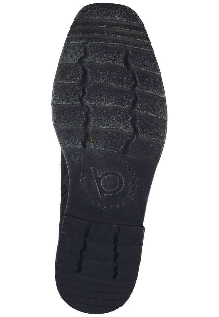 Stiefeletten Bugatti Stiefelette Leder Dunkelgrau