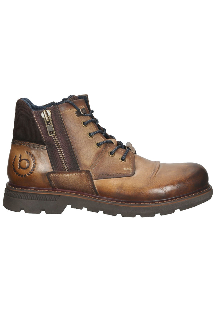 Stiefeletten Bugatti Stiefelette Leder Sand