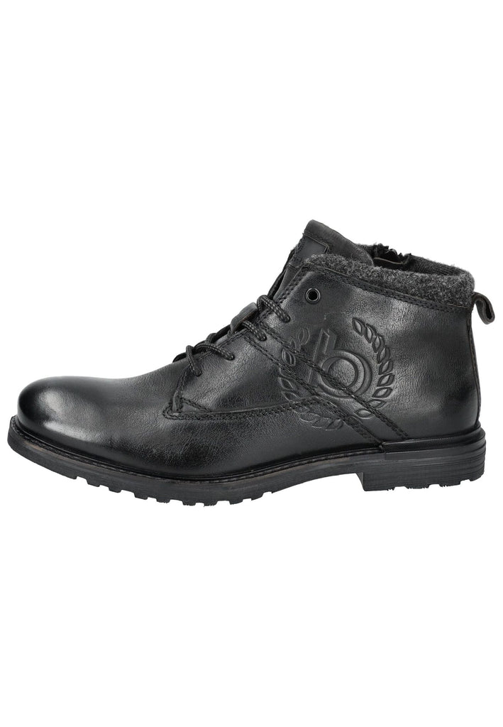 Stiefeletten Bugatti Stiefelette Leder Schwarz