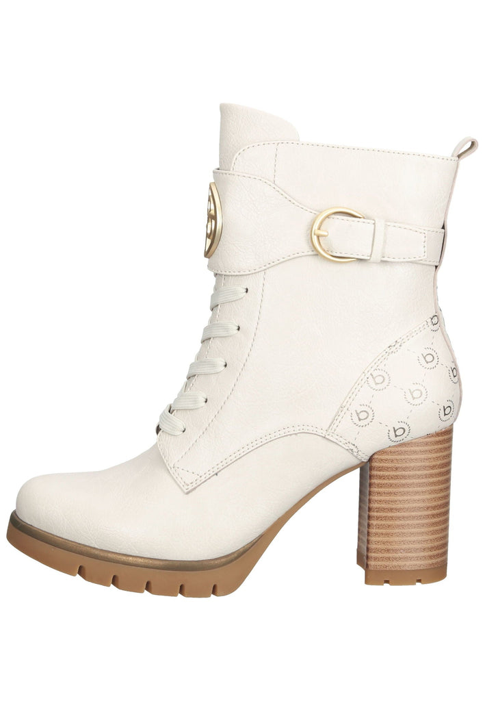 Stiefeletten Bugatti Stiefelette Lederimitat Beige